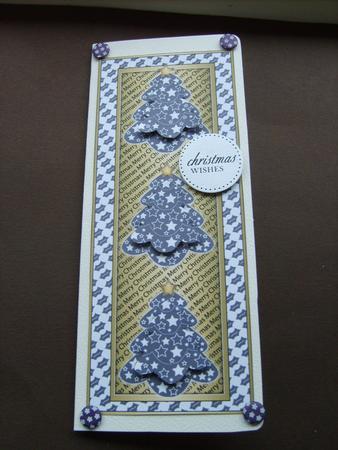 Christmas Trees Multipyramid (dark Purple) by ANGELA STYLES