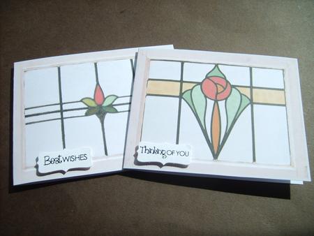 Art Deco Window Cards by ANGELA STYLES