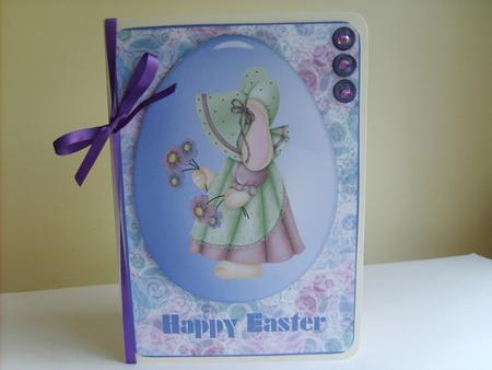 Easter Bunny with a Bonnet by ANGELA STYLES