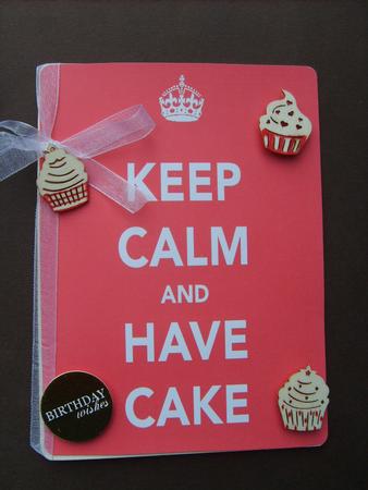 Keep Calm and Have Cake A4 by ANGELA STYLES
