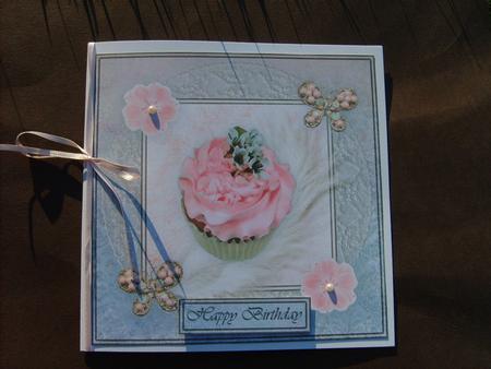 Pretty Cupcake 8x8 Topper by ANGELA STYLES