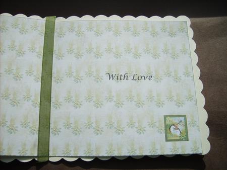 Otter Moments Otters 6 by 6 Square Insert for Card Front by ANGELA STYLES