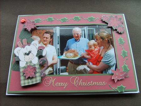 Christmas Photo Frame Keepsake Card by ANGELA STYLES