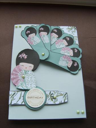 Fan Card - Chinese Girl by ANGELA STYLES
