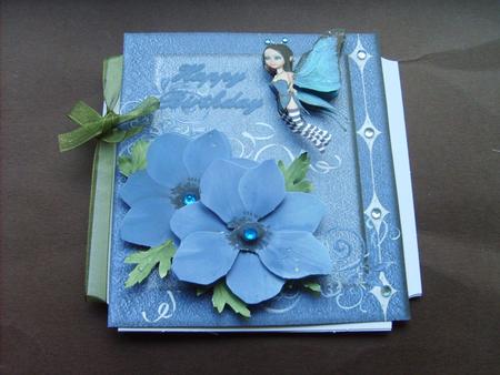Fairy Anemone with Decoupage. by ANGELA STYLES