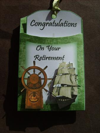 Retirement Nautical Pocket by ANGELA STYLES