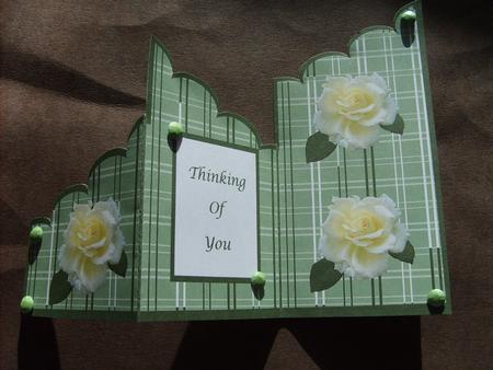 White Rose Tri Fold by ANGELA STYLES