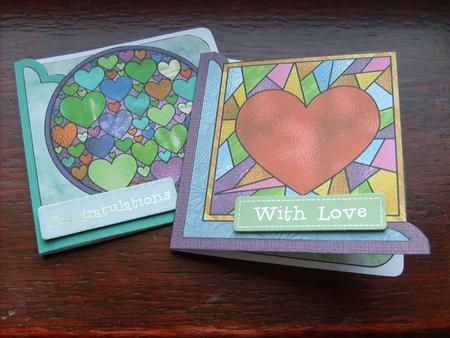 Two Heart Note Cards by ANGELA STYLES