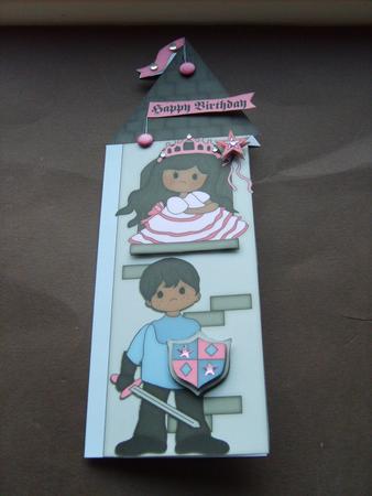 Castle Shaped Card, Happy Birthday, Children by ANGELA STYLES