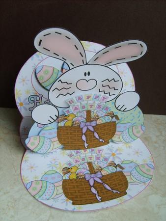 Easter Bunny Basket 3D Mini Stepper by ANGELA STYLES