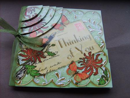 Honeysuckle Green Thinking of You 6in Duo Corner Stacker by ANGELA STYLES