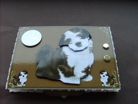 Cute Dog - Envelope Card by ANGELA STYLES