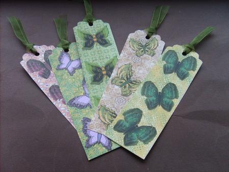 Butterflies Bookmarks Set 1 by ANGELA STYLES