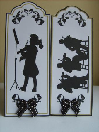 Music Theme Black and White Bookmarks by ANGELA STYLES