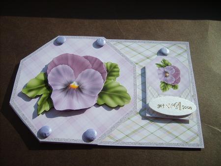 Pansy Octagon Tag Fold by ANGELA STYLES