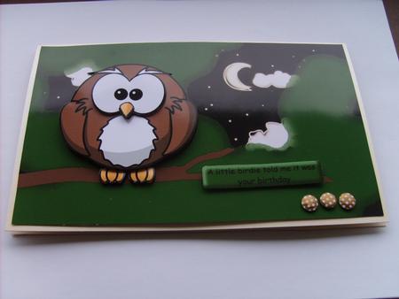 Owl in a Tree by ANGELA STYLES