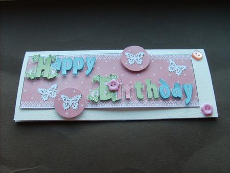 Lite & Lacy Happy Birthday by ANGELA STYLES