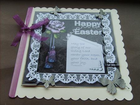 Happy Easter Hopes, Faith, Joy Card Topper 1 by ANGELA STYLES