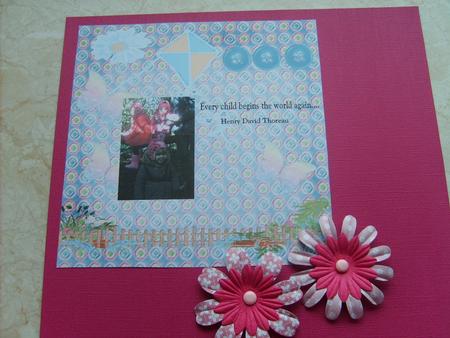 Chambray Spring,blues and Pinks by ANGELA STYLES