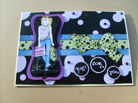 Shopping-mad Teen Pyramage - Lilac & Khaki by ANGELA STYLES