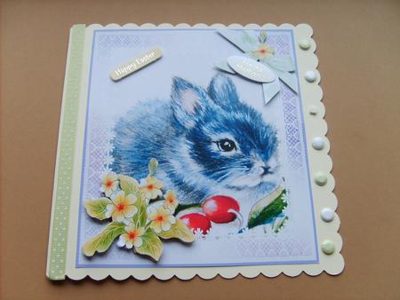 Easter Bunny Watercolour Decoupage Sheet by ANGELA STYLES