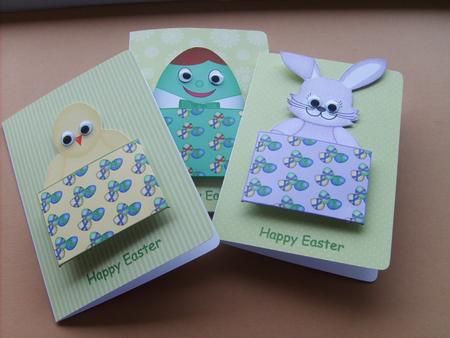 Easter Characters Finger Puppet Toppers by ANGELA STYLES