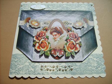 Boxcard Vintage Girl by ANGELA STYLES