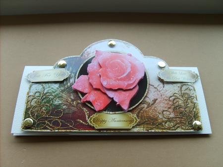 Shaped Topper with Step-by-step Rose 5 by ANGELA STYLES