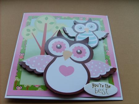 Owls with Tree by ANGELA STYLES
