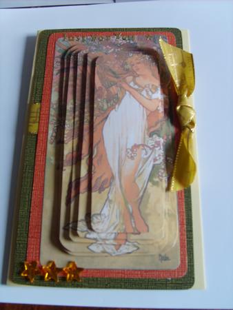 Girl in the Woods, Work of Mucha by ANGELA STYLES