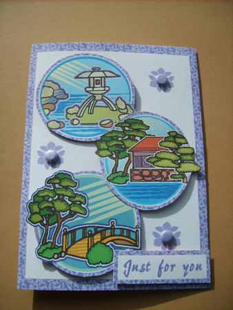 Three Circles - Oriental Garden by ANGELA STYLES