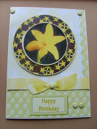 Daffodil Plate by ANGELA STYLES