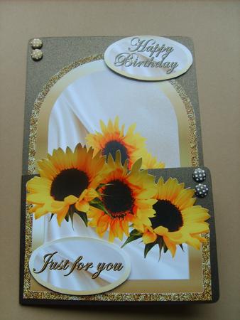 Sunflower Cutaway (gold) by ANGELA STYLES