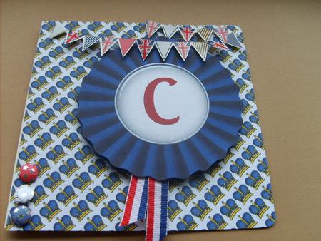 Blue Flair with Red Alpha Cu4cu by ANGELA STYLES