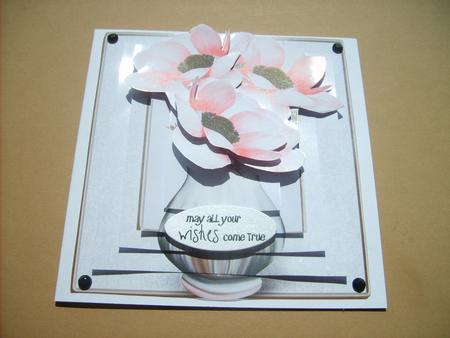 Pink Anemone & Lace Panel Pyramid & Step by Step by ANGELA STYLES