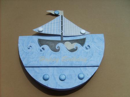 Nautical Wobble Card by ANGELA STYLES