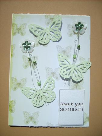Minty Flowerheads Over Heel Backing Paper Two by ANGELA STYLES