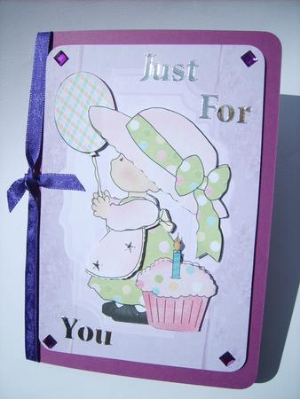 A4 Little Birthday Girl by ANGELA STYLES