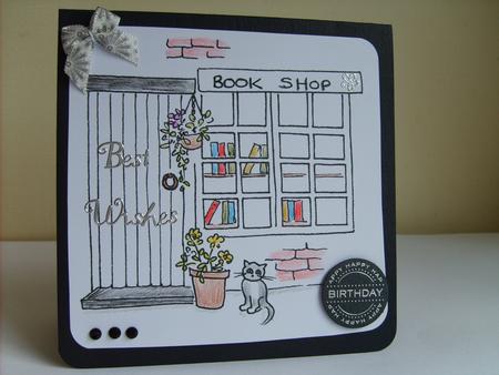 Book Shop and Tea Shop Digi Stamps by ANGELA STYLES