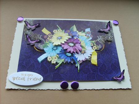 Floral Envelope Greeting Card Front by ANGELA STYLES