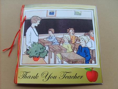 Vintage Thank You Teacher 1 by ANGELA STYLES