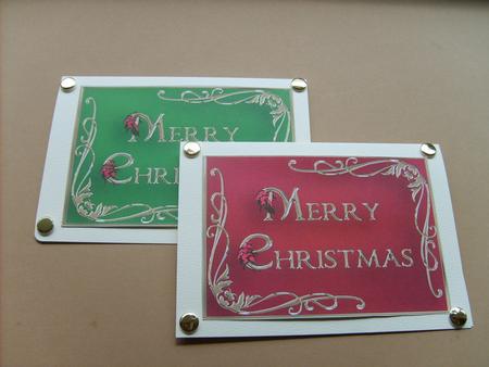 Christmas Gold Bling - Red and Green by ANGELA STYLES