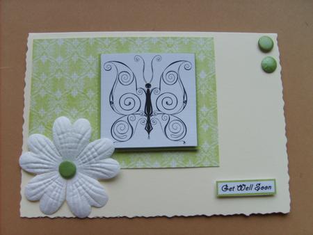 Paris Spring Butterfly in Lime by ANGELA STYLES