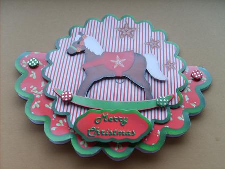 Christmas Wobbles - Rocking Horse by ANGELA STYLES