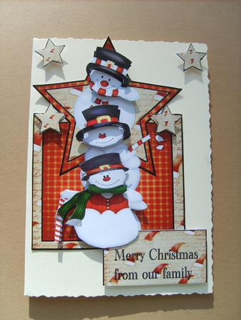The Snowman Family ! by ANGELA STYLES