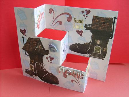 New Home Boot Card by ANGELA STYLES