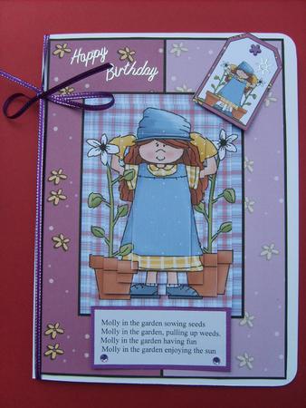 In the Garden with Molly Pyramid by ANGELA STYLES