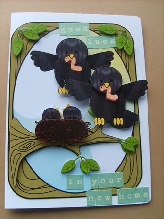 Little Blackbird Decoupage by ANGELA STYLES
