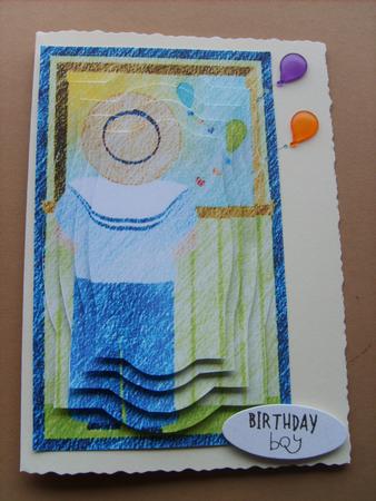 Little Sketched Boy Stacker by ANGELA STYLES