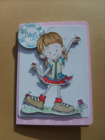Crafty Bob's Sassy Cheryl Single: Callie & Her Ladybug -  by ANGELA STYLES